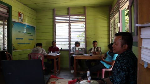 Persiapan Laporan LKPPDes di Kantor Desa